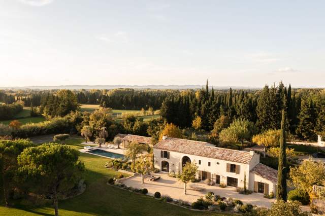 Les Jardins de Stella · Mas Saint-Rémy de Provence, vue du ciel